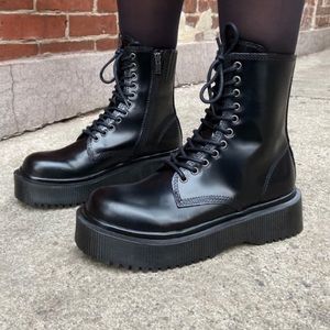 Jeffrey Campbell Sopas Platform Combat, NWOT, 8.5